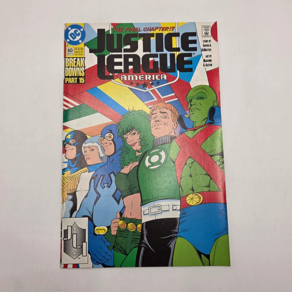 DC Justice League America 60 Breakdowns Part 15 Final Chapter Kevin Maguire 1992